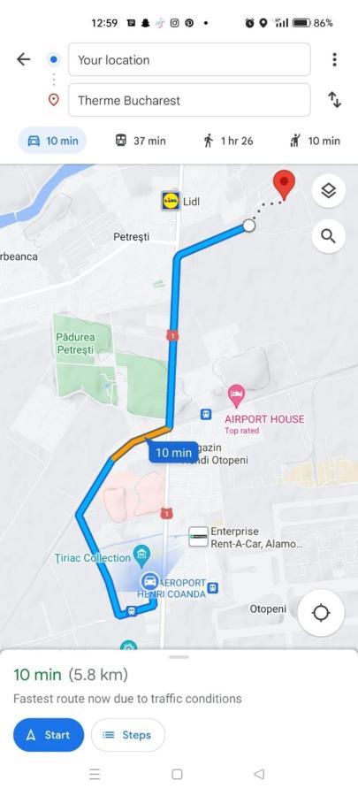 Teo Airport Residences Отопень Екстер'єр фото